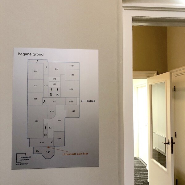 Aluminium paneel met plattegro