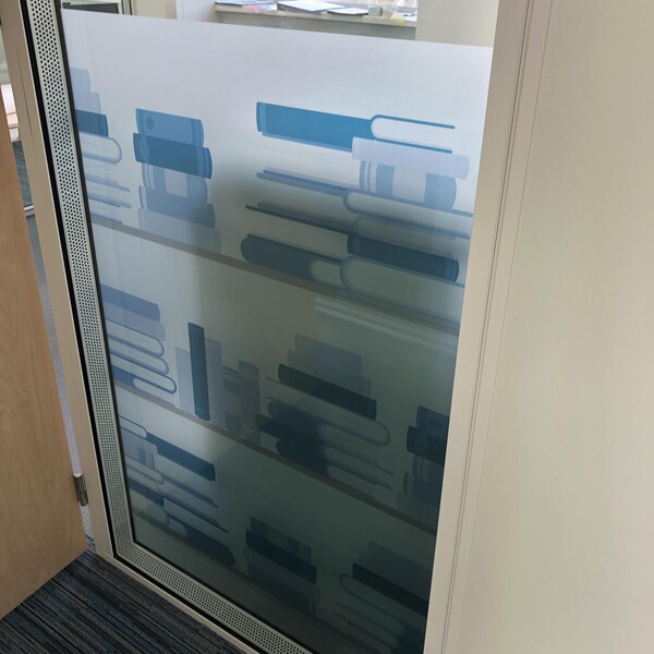 Privacy folie met print 2